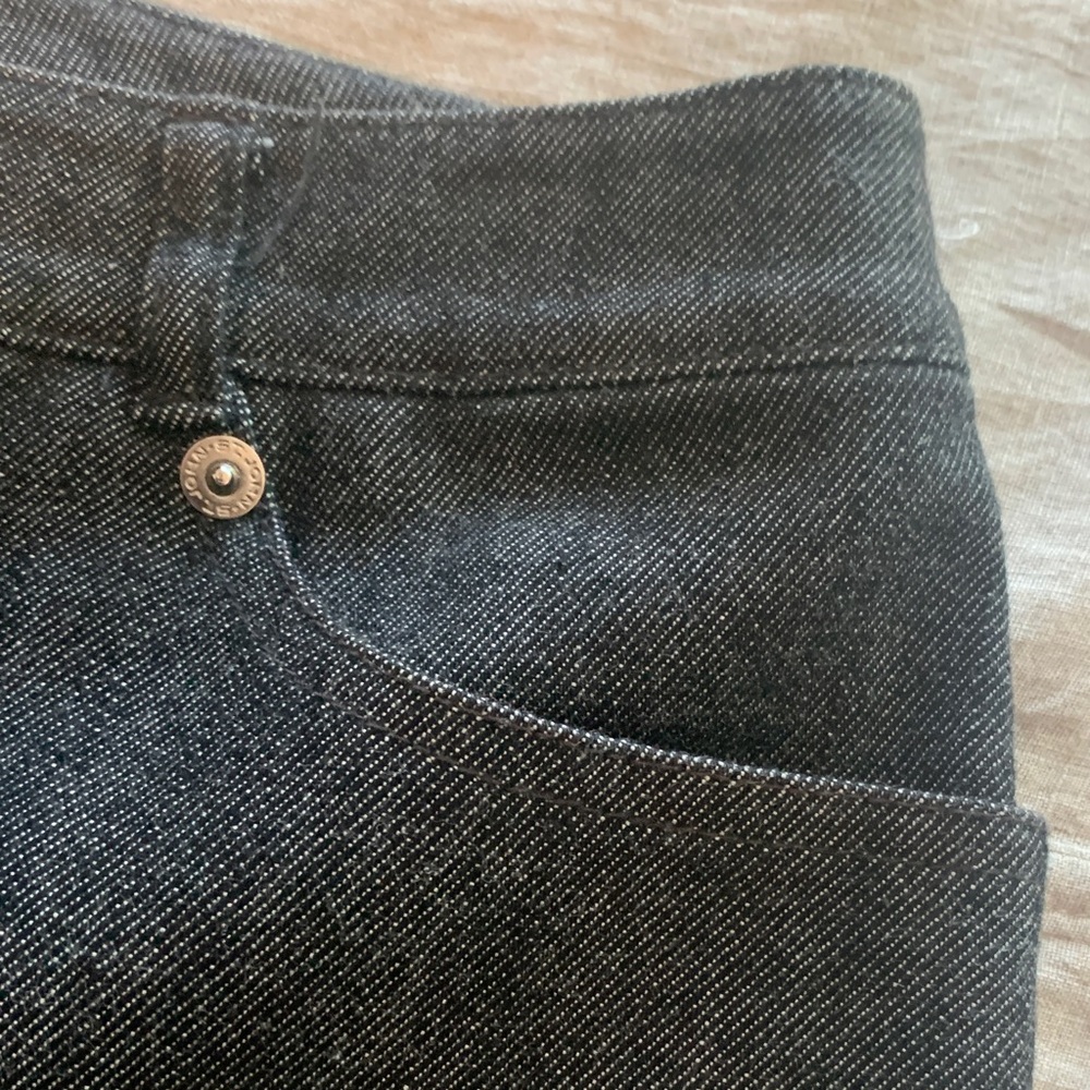 St. John Sport by Marie Gray Black Straight Leg Jeans - Picture 6 of 11